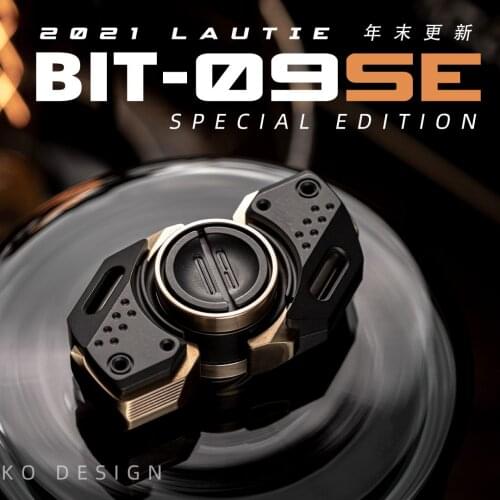 LAUTIE BIT 09 fingertip gyro titanium alloy zirconium copper stainless steel adult decompression creative toy gift Fidget pop it