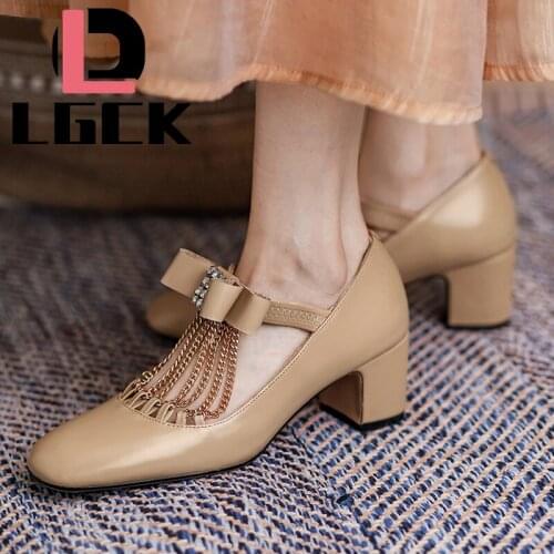 Кожаные туфли-лодочки LGCK China At AliExpress