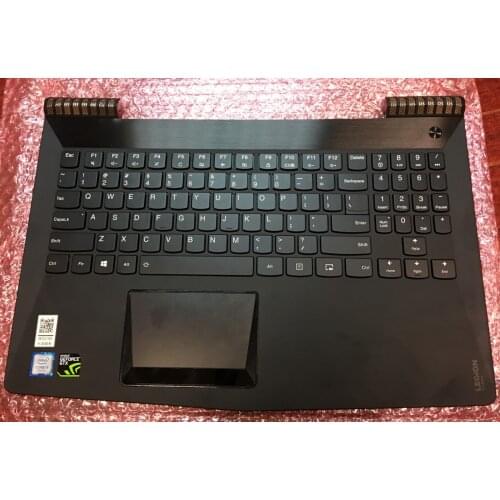 MEIARROW 95%New/org for Lenovo Legion Y520 R720 R720-15 R720-15IKB Palmrest US Keyboard upper cover Touchpad White words