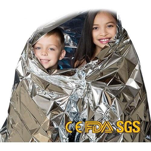 Multifunction Camping Mat Insulation Mylar Material Thermal First-Aid Blanket Outdoor Survival Waterproof Emergency Rescue Tool