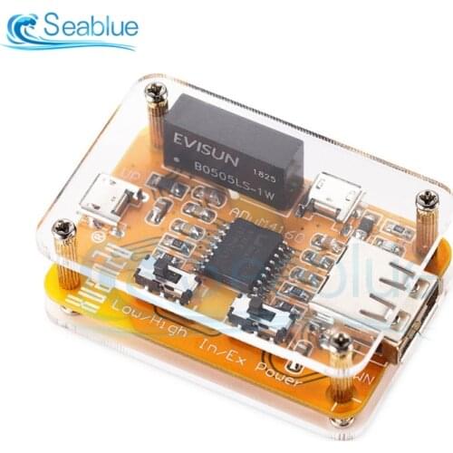 USB Isolator Signal Module Digital Safety Isolation line Protector Adum 4160 Noise Eliminator Isolation Protection Module 1500 V
