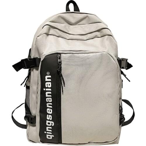 Men Backpack School Bags for Boys Teenage Large Capacity Student High Schoolbag Oxford Bookbag 2021