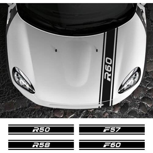 Car Hood Engine Cover Stickers Auto Accessories for Mini Cooper S F54 F55 F56 F57 F60 R50 R52 R53 R55 R56 R57 R58 R59 R60 R61