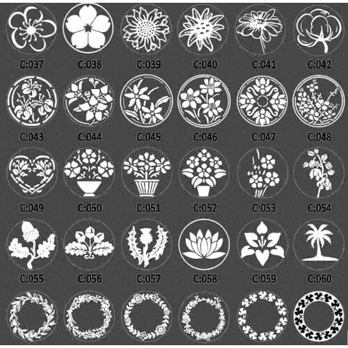 Natural tree Plant wax seal stamp head No handle,Scrapbooking DIY Ancient Seal Retro Stamp,Vintage Gift High Quality