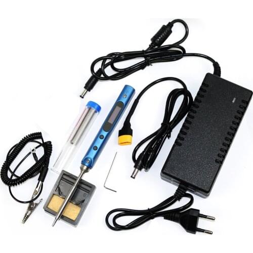 SQ001 STM32 Mini Smart portable 65W soldering station electric soldering iron weldding tool with TS iron tip no-original TS100