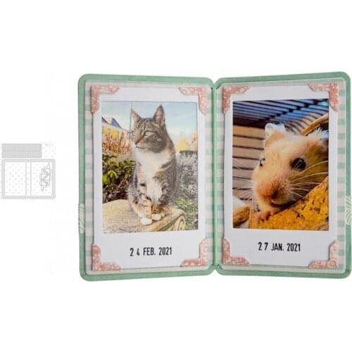 Notebook BookCutting Dies Scrapbook Dariy Decoration Stencil Embossing Template DIY Greeting Card Handmade