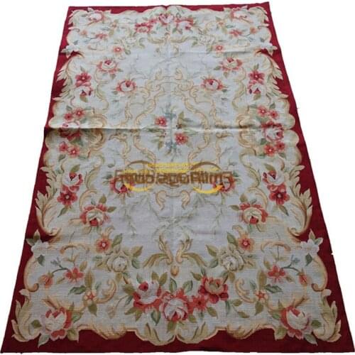 Silk handmade rugs Vintage For Living Room Square Knitting