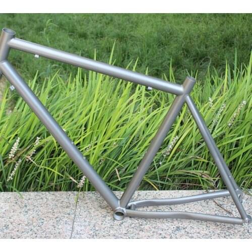 Titanium road bike frame, titanium bicycle frame racking, XACD titanium bike frame with 700C wheel