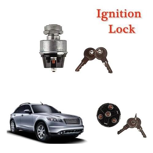Universal Replacement Ignition Switch Lock Cylinder have 2 Keys for Car Auto Truck Interruptor de encendido lock