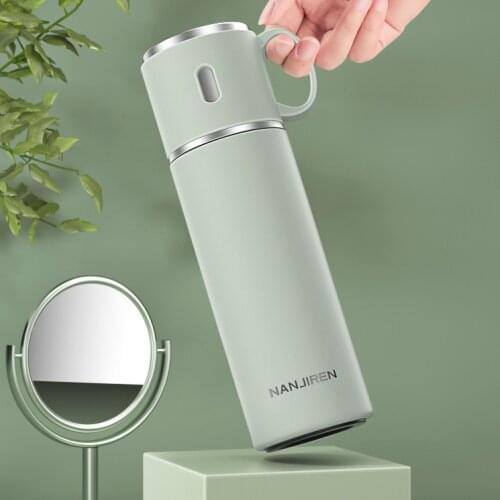 Stainless Steel Vacuum Flasks Portable Large Capacity Thermoses Outdoor Simple Caneca Stanley Drinking Accessories DI50BWB