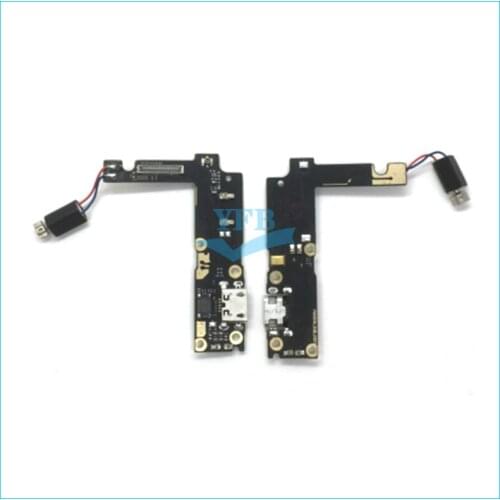 5pcs USB Charging Dock Port Connector Board Flex Cable With Vibrator For Lenovo VIBE P1 P1a42 P1c72 P1c58 Repair Parts