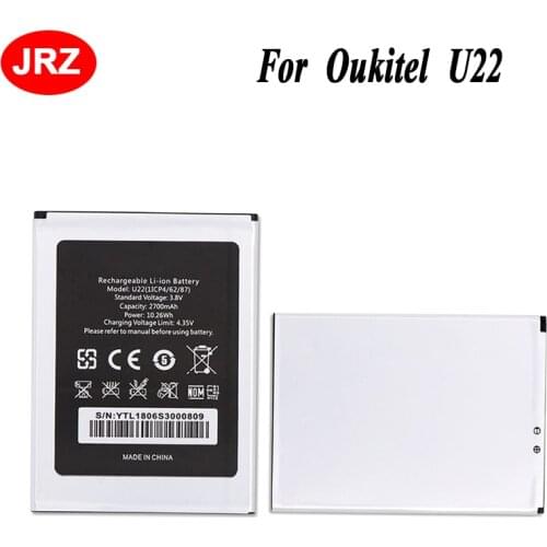 1LOT=10PCS Battery For Oukitel U22 Phone Battery 2700mAh Hight Capacity Replacement Batteries For Oukitel U22