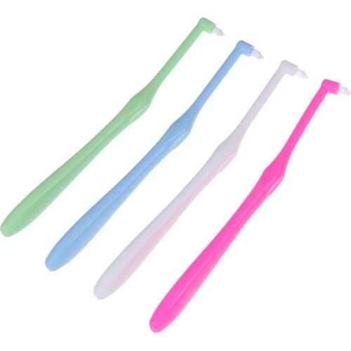 1Pcs Small Head Orthodontic Toothbrush Soft Hair Correction Teeth Braces Dental Floss Oral hygiene Tooth Care