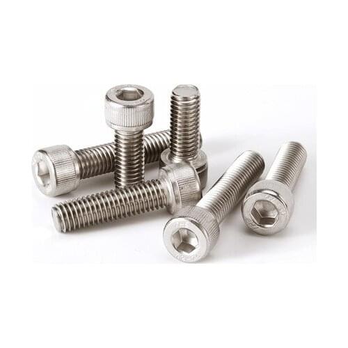 2Pcs M9 Allen Screw 304 Stainless Steel Hex Socket Cap Knurled Head Bolts 16mm-45mm Long Top Quality