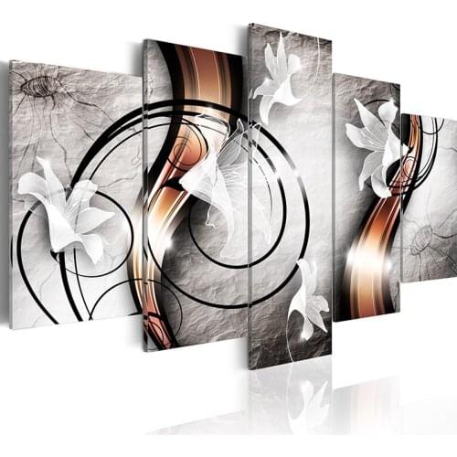 5 Panel Wall Pictures for Living Room Picture Print Painting On Canvas Wall Art Home Decor Living Room Canvas Print/PJMT-B (223)