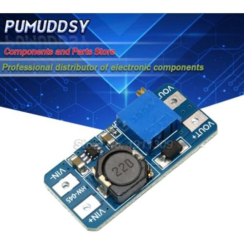 5PCS MT3608 DC-DC Step Up Converter Booster Power Supply Module Boost Step-up Board MAX output MT3608 28V 2A