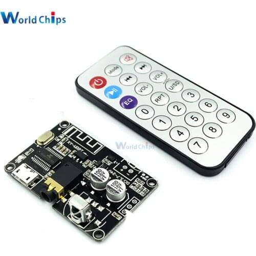 Bluetooth 5.0 Audio Receiver Decoder Board MP3 Lossless DAC Stereo Music Player With Remote Control For Home Speakers