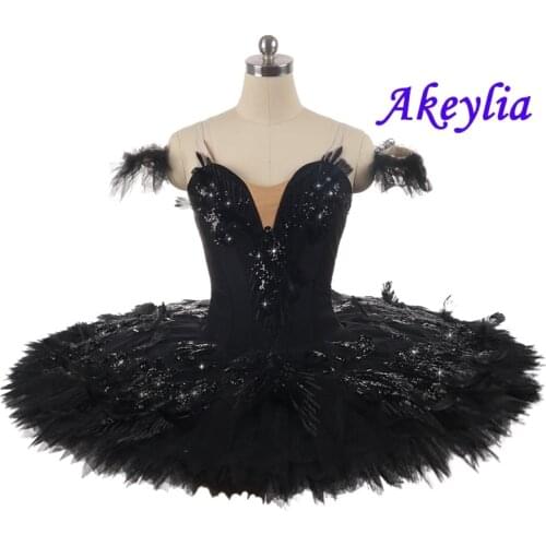 Black Swan Tutu professional Women Swan Lake pancake Girls Ballet Tutu White Swan Adult White Tutu For Competition Costume Dress