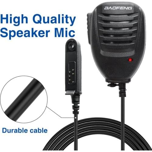Baofeng Waterproof Speaker Mic For BaoFeng UV-9RPlus UV-XR A-58 GT-3WP Waterproof Walkie Talkie Ham Two Way Radio