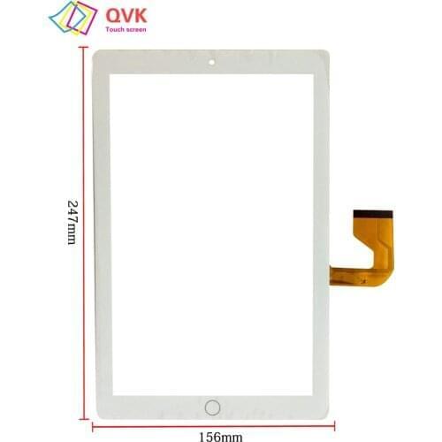 White 10.1 inch touch screen P/N CH/DH-10136A3-PG-FPC471-V2.0 Capacitive touch screen panel repair replacement parts