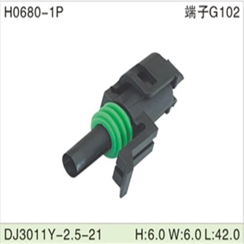 Free shipping 500pcs 12015791 For AMP TYCO 2.5mmAutomotive connector 1 pin connector electrical terminal DJ3011Y-2.5-21