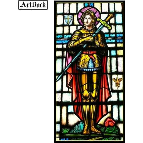 ARTBACK Religious Diamond Painting God of War diy 5d full square diamond mosaic rhinestone cross stitch decoration