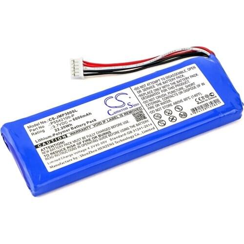 Cameron Sino Speaker Replacement Li-Polymer Battery 6000mAh For P5542100-P Marshall 2017DJ1714, APJBLPUE Free Tools