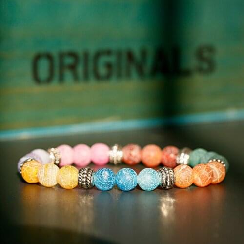 Classic Prayer Weathering Stone Bracelets For Women Rosary Wood Bead Bracelet Men Chakra Pulseras Hombre