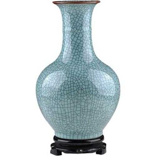 New Classical ceramic Vase Imitation ancient kiln Hydroponics Flower organ container large vase floor vases Home decoration