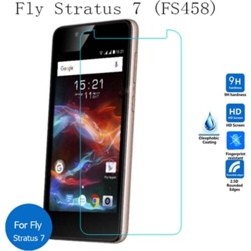 NEW Screen Protector phone For Fly Stratus 7 FS458 phone Tempered Glass SmartPhone Front Film Protective Screen Cover