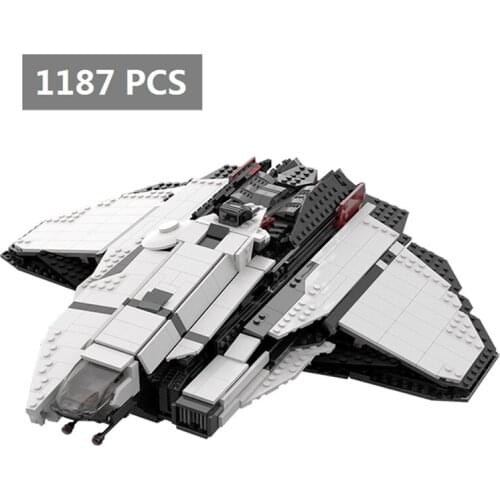 Star Destroyer Space Ship MOC-50565 Mercury High-Tech Military Fighter Weapon Building Blocks Bricks Toys For Children Gift Kids