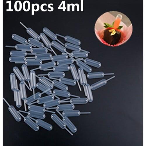 100PCS/Lot Disposable Plastic Squeeze Transfer Pipettes Dropper For Silicone Mold UV Epoxy Resin Jewelry Making 0.2/0.5/2/4ML