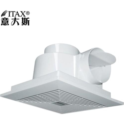Ceiling and Wall Mount Fan Ventilation Fan Bathroom Garage Exhaust Fan White Plastic Grille BPT10-12BH