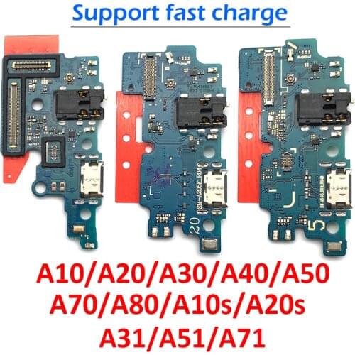 USB Charging Dock Connector Board Flex Cable For Samsung A80 A70 A60 A50 A40 A30 A20 A10 A10s A20s A7 A9 2018 A750F A920F A70s