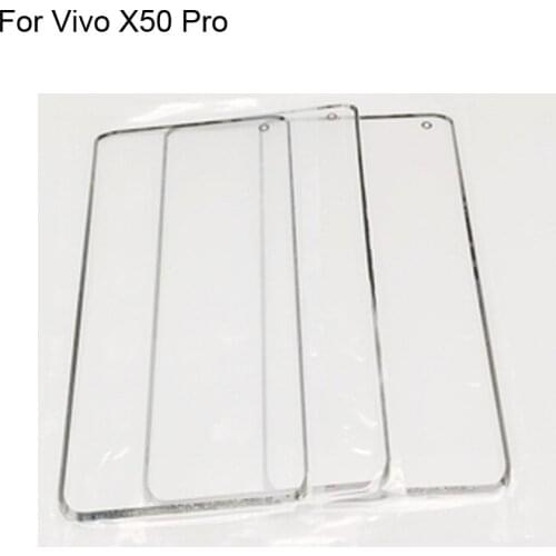 High quality For Vivo X50 Pro Front Outer Glass Lens Touch Screen Outer Glass without Flex cable For Vivo X 50 Pro