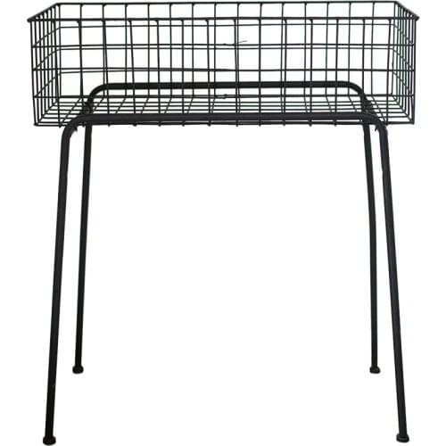 Iron storage rack flower rack balcony kitchen bathroom storage rack Nordic art style