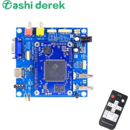 1ch Video Recorder board Recording Motherboard DVR Module with Remote Control for pipeline inspection system