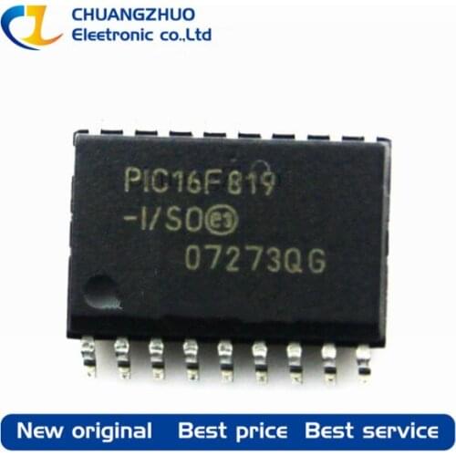100pcs PIC16F819-I/SO 8BIT 3.5KB FLASH 18SOIC New original IC Best quality