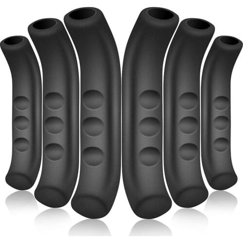 12 Pieces Bicycle Brake Handle Sleeve Bicycle Brake Levers Protector Silicone Bike Brake Cover for Road Mountain Bikes