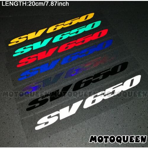 2PCS Reflective Motorcycle Car Wheels Fairing Helmet Tank Pad Decoration Logo Accessories Stickers Decals For SUZUKI SV650