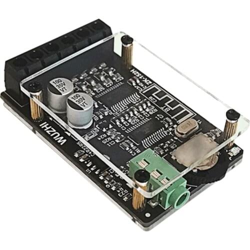 2x15W Bluetooth-compatible 5.0 Digital Power Amplifier Board Module Two-channel Stereo Mini Digital Amplifier Support