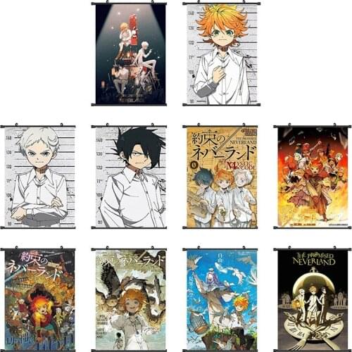 Diamond Painting 5D DIY Diamond Embroidery Anime The Promised Neverland Poster Japanese Anime Rhinestone Picture Home Decor