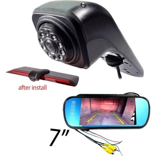 CCD HD car Brake Light Rear view camera For VW CRAFTER van 2015 2017 Van brake camera & car monitor kit