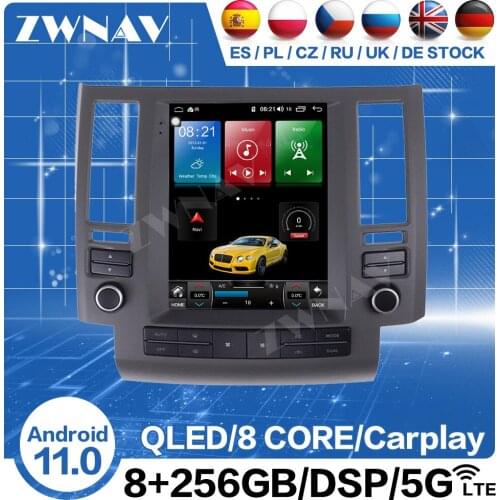 Tesla style Big Screen Android 8.1 Car Multimedia Player For Infiniti FX FX35 FX45 2003-2009 Navi WiFi BT radio stereo head unit