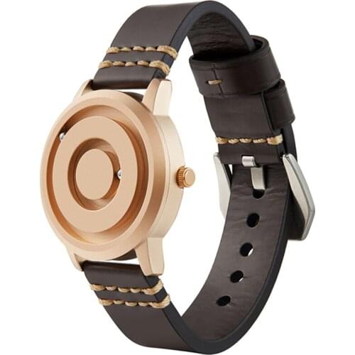 EUTOUR New Creative Watches Rose Gold Royal Blue Magnetic Metal Watch Mens Fashion Sports Quartz Watch Simple Men Watches Reloj