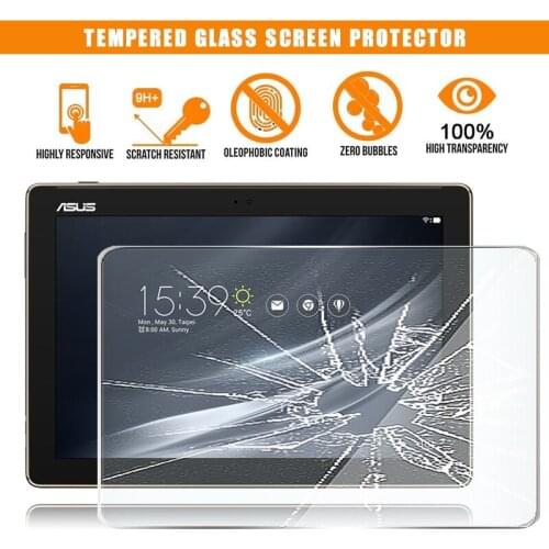 For Asus ZenPad 10 Z301M Tablet Tempered Glass Screen Protector Scratch Resistant Anti-fingerprint HD Clear Film Cover