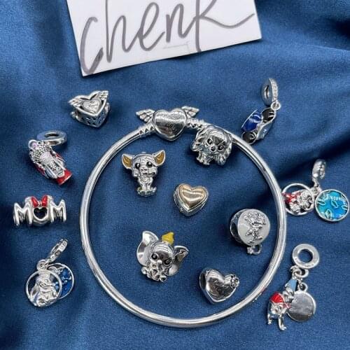 Mothers Day gift mom series CHARMS Collection 925 Sterling Silver Charm Original Model 1:1 Exquisite Craftsmanship Factory Char