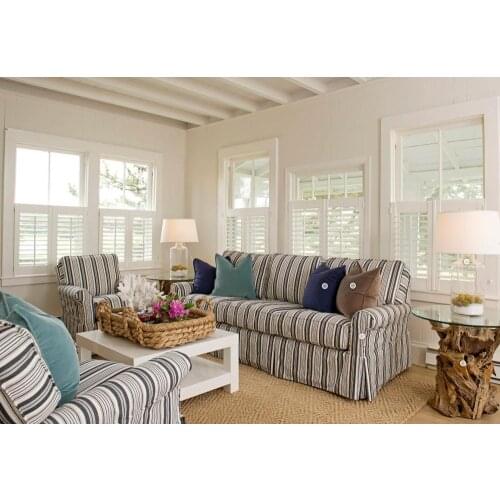 Interior solid wood window shutters tiimber plantation shutter blind