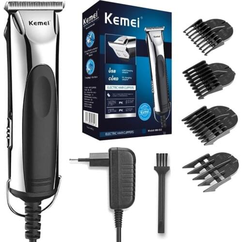 Original kemei cord EU hair trimmer for men grooming electric beard clipper haircut machine edging ,mustaches,hair,stubble,body