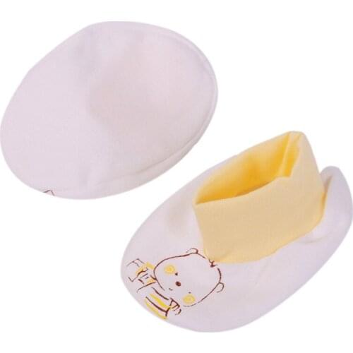 1 Pair Newborn Cartoon Soft Cotton Baby Foot Socks Breathable Foot Protection Infant Shoe Socks